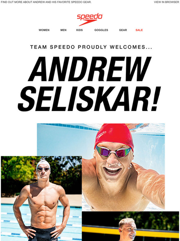 Speedo USA Meet Andrew Seliskar, Team Speedos newest athlete! Milled