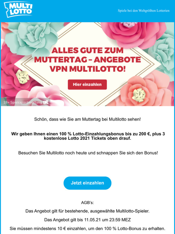 Lotto-Spa am Muttertag!