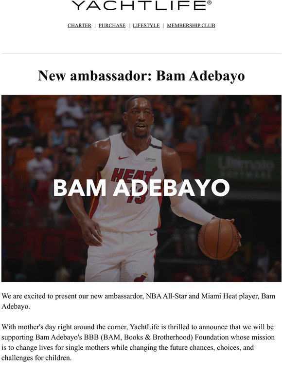 New Ambassador: Bam Adebayo + Europe & Caribbean Update