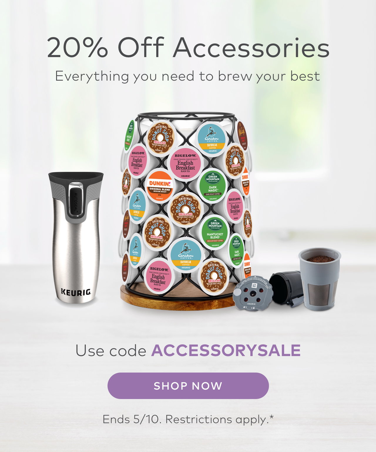 20% off accessories