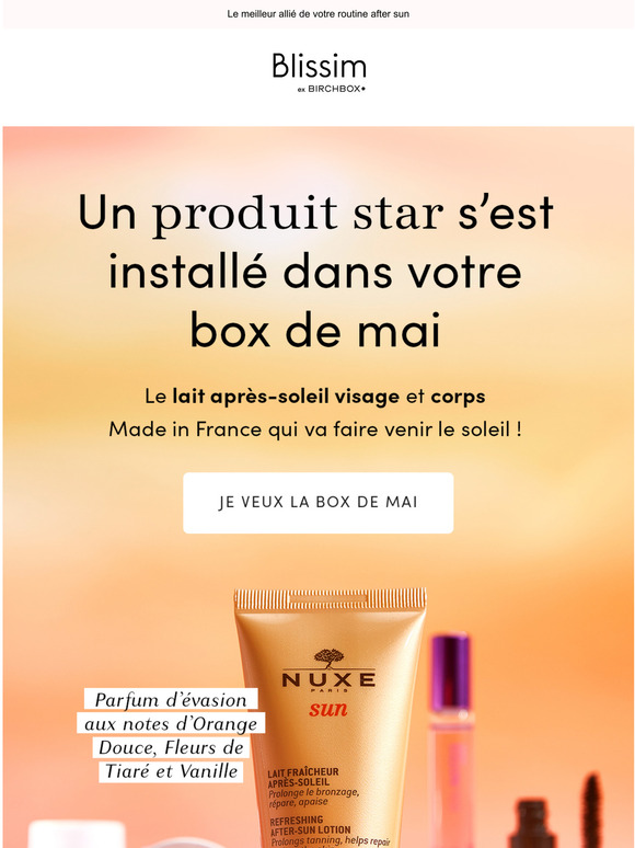 Un produit best-seller Nuxe dans votre box