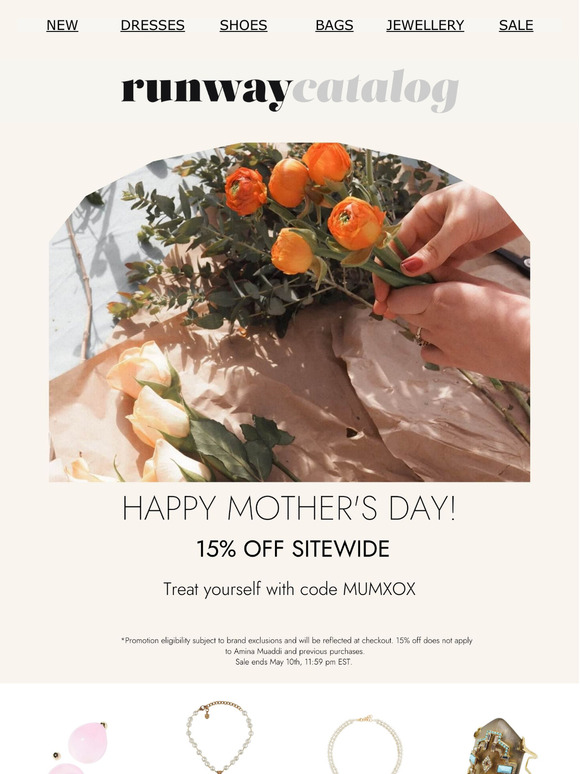 Happy Mother's Day - 15% off sitewide