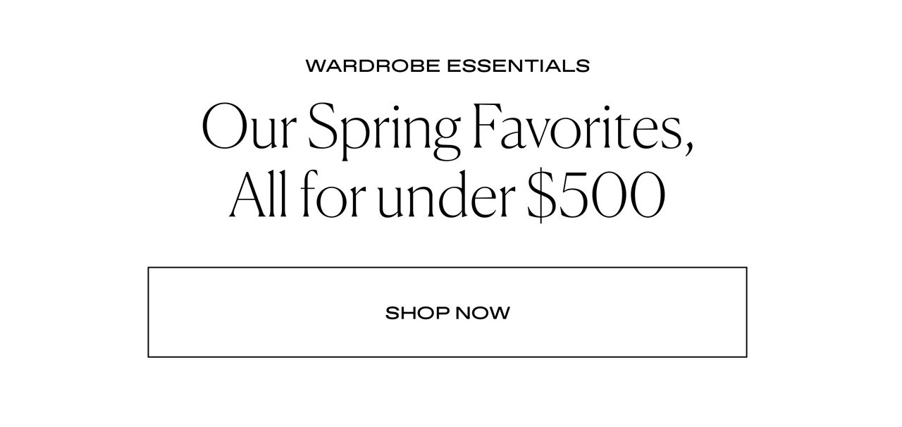 Best of Spring Styles for Under $500