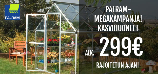 : Vain tnn - Palram-kasvihuoneet alk. 299 + alekoodi! | Milled