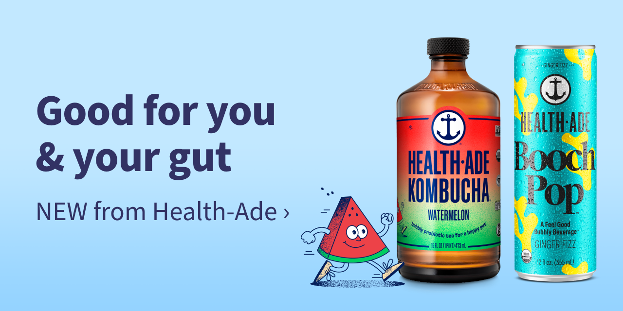 Good for you & your gut. NEW from Health-Ade