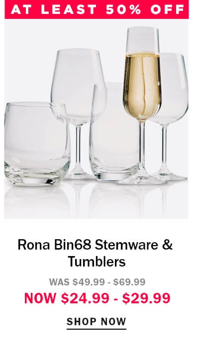 Rona BIN68 Stemware & Tumblers