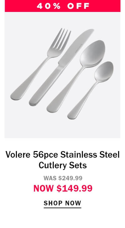 Volere 56pc Stainless Steel Cutlery Set