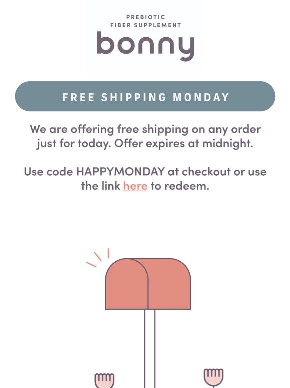 Free Shipping Today Only