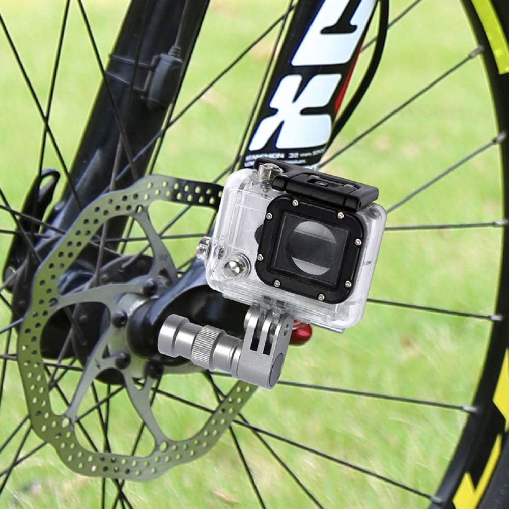 Wheel Hub bracket for All GoPro and other Action Cameras