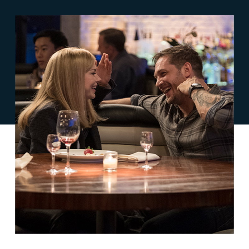 TOM HARDY AS EDDIE BROCK IN VENOM