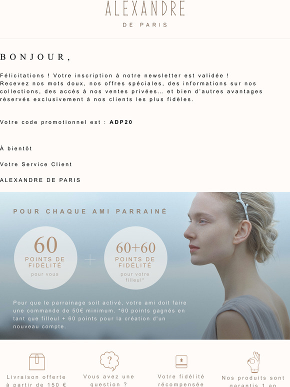 Succs de confirmation de votre abonnement  la newsletter