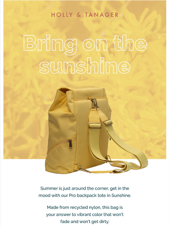 Let the sunshine in