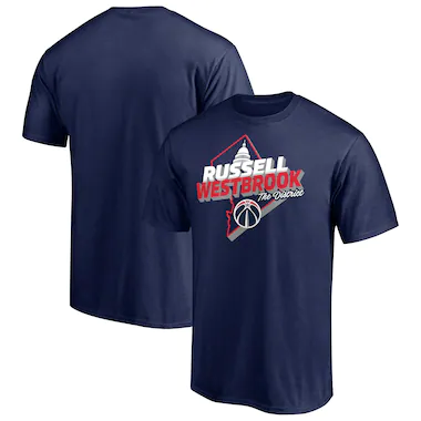 Russell Westbrook Washington Wizards Fanatics Branded Hometown T-Shirt - Navy