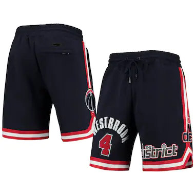 Russell Westbrook Washington Wizards Pro Standard Team Player Shorts – Navy