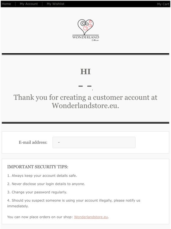[Wonderlandstore.eu] Welcome!