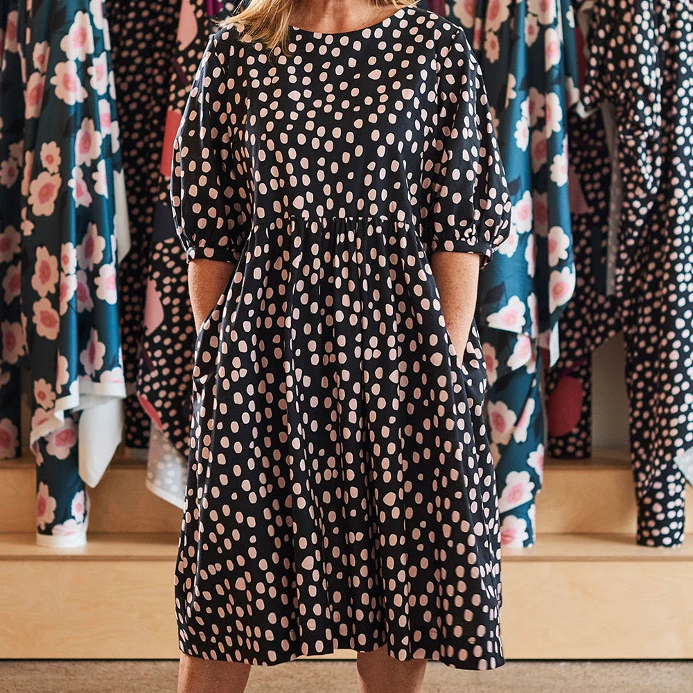 Image of Smock Dress Sewing Pattern - PDF Pattern Download