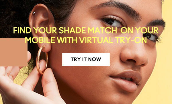 FIND YOUR SHADE MATCH ON YOUR MOBILE WITH VIRTUAL TRY-ON