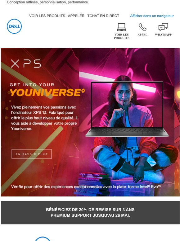 Accdez  votre Youniverse avec le XPS 13