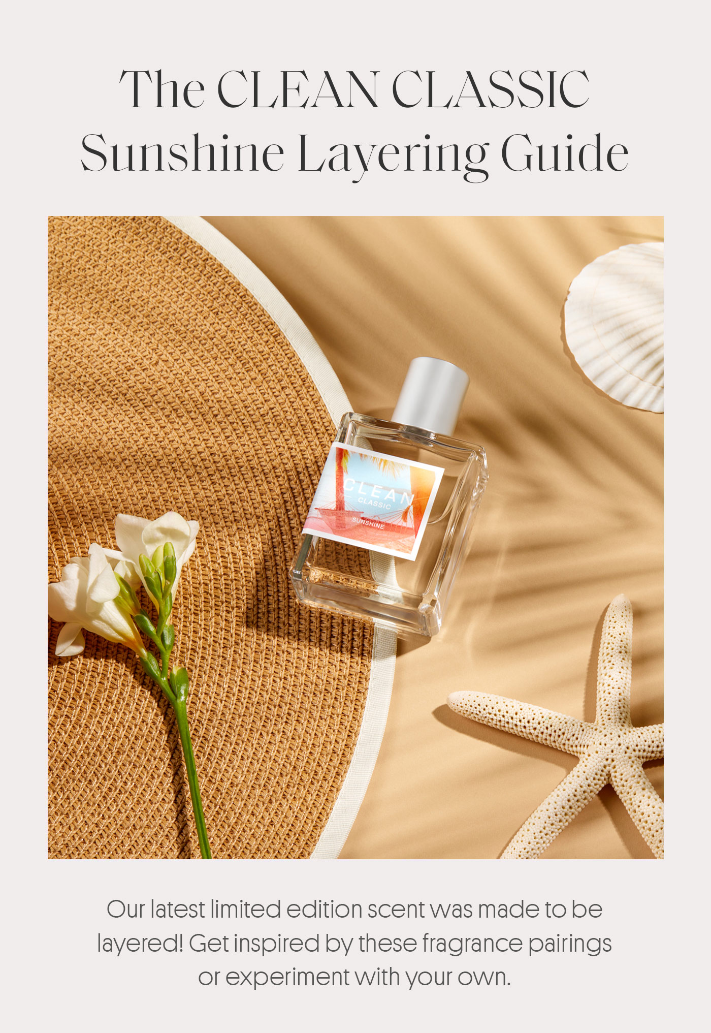 clean classic sunshine perfume