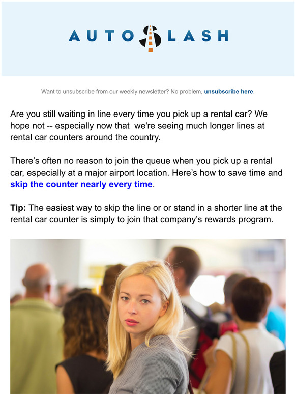 AutoSlash TRAVEL HACK How to Skip the Line at the Rental Counter