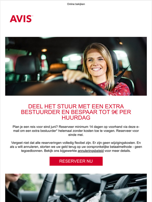 Profiteer van een extra bestuurder zonder kosten