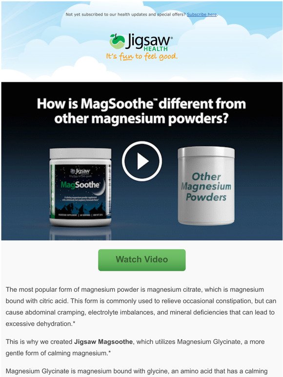 How is MagSoothe different?