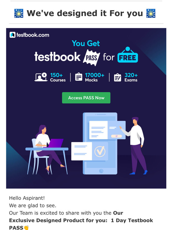You are selected! You can Use our Product for free Tell us how it is!