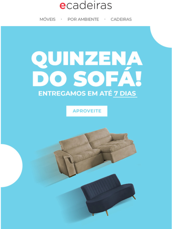 Quinzena do Sof! Entregamos em at 7 dias