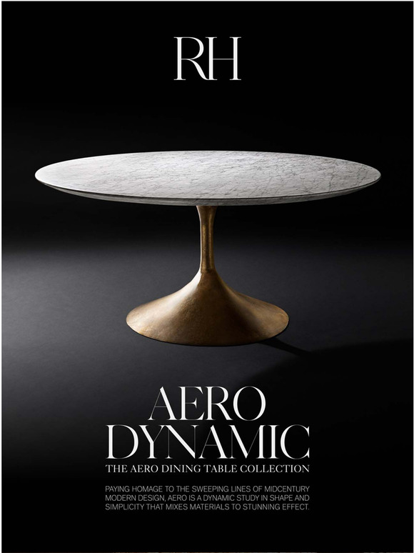 Restoration Hardware The Aero Table Collection. An Iconic