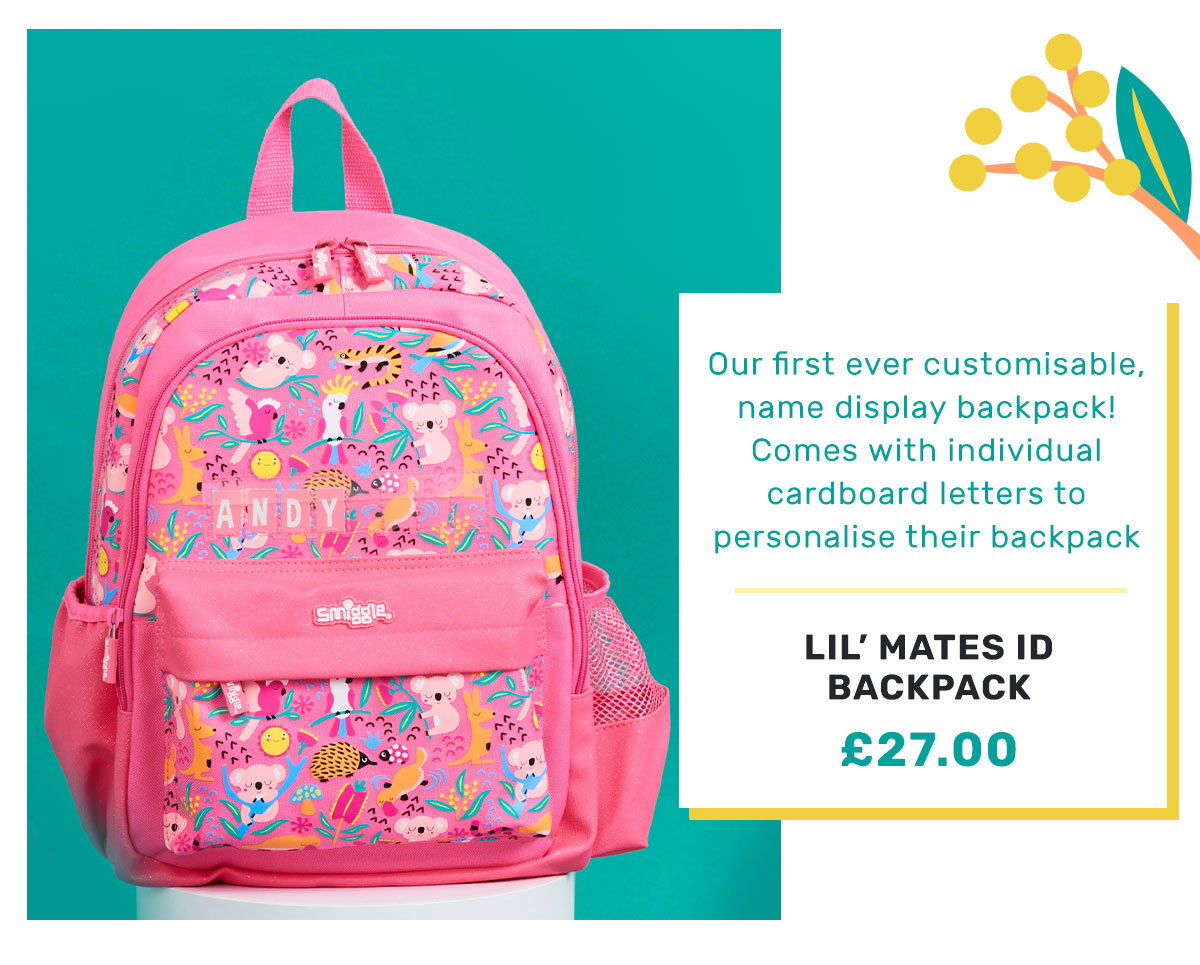 Lets Play Junior Id Backpack Bundle - Smiggle Online