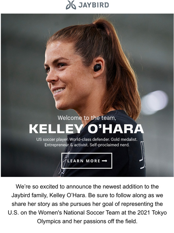 Kelley OHara joins Jaybird!