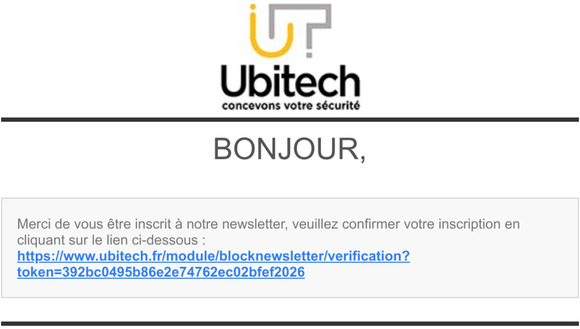 E-mail de vrification