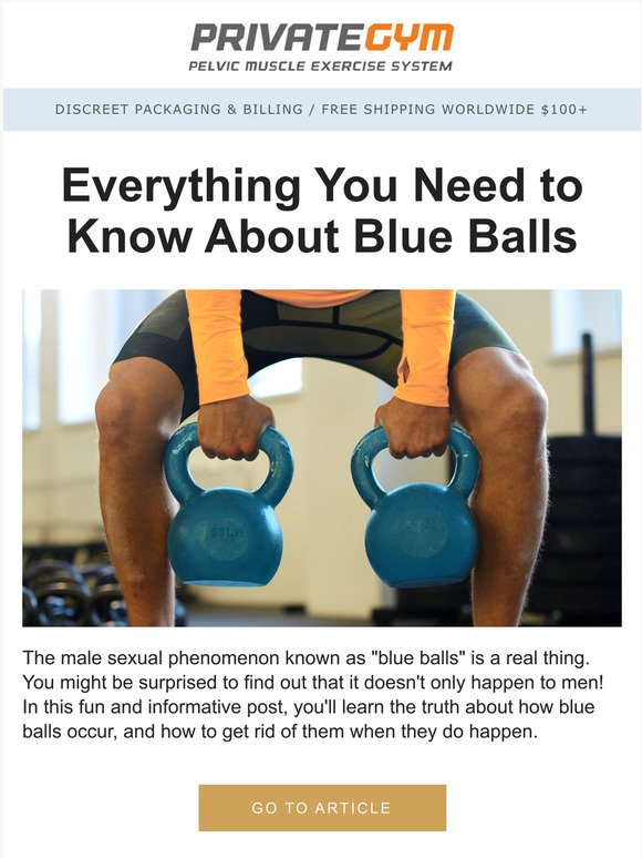 How Do Men Get Blue Balls