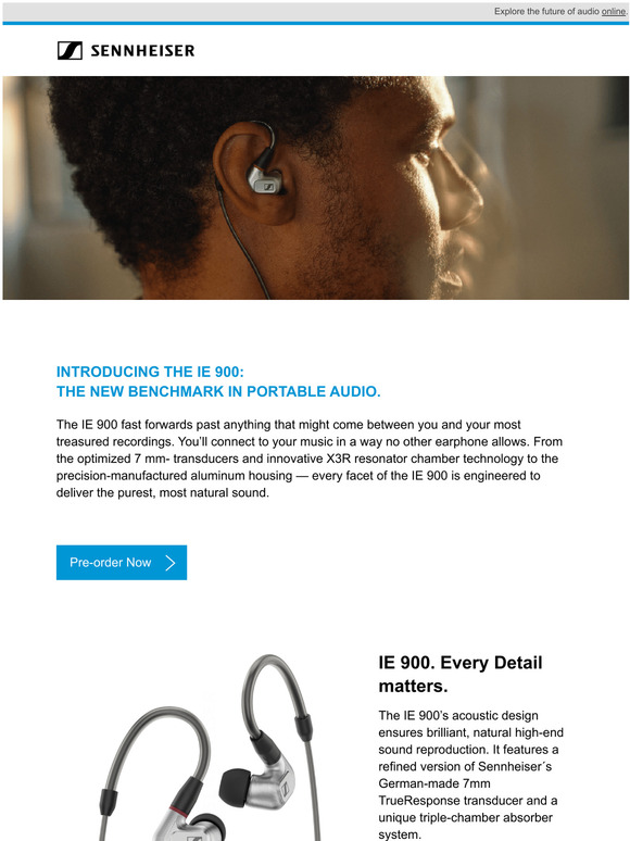 New IE 900 - pre-order today!