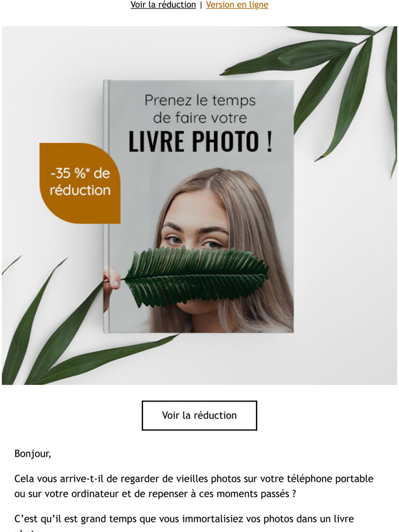 Dernire chance : -35 %* sur les livres photo
