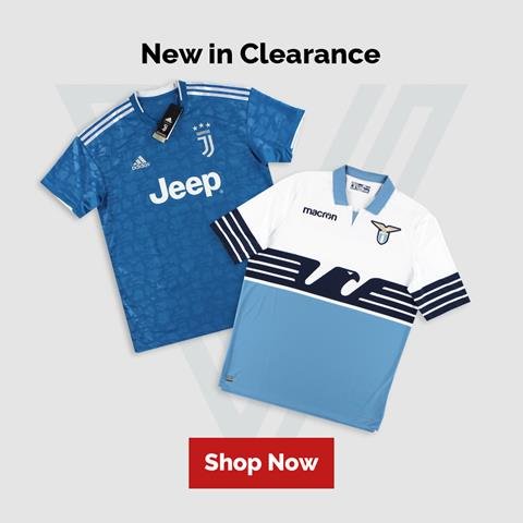Clearance at Vintage Football Shirts