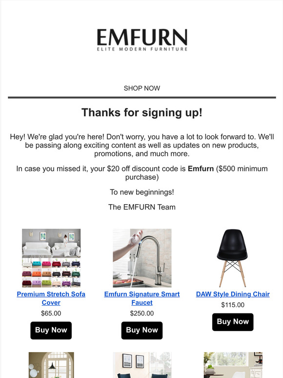 Thanks for signing up!