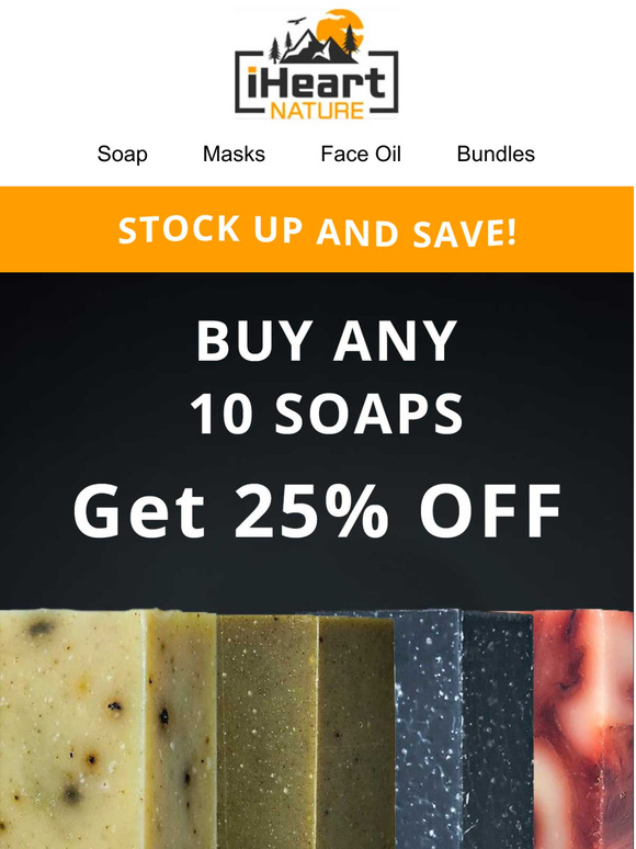 Stock up and save 25%!