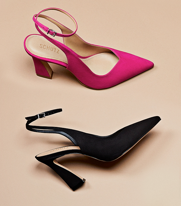 Schutz USA: In Focus: Flared Heels | Milled