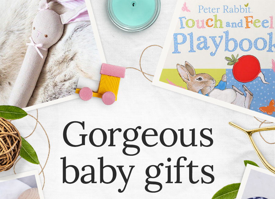 Gorgeous baby gifts Say 'welcome to the world' with a sweet newborn gift. Both baby and parents will adore these top picks! Shop The Range 