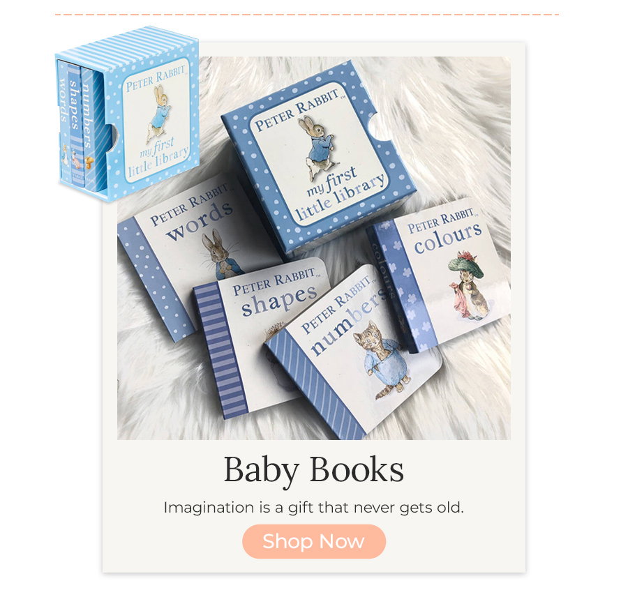 Baby Books Imagination is a gift that never gets old. Shop Now