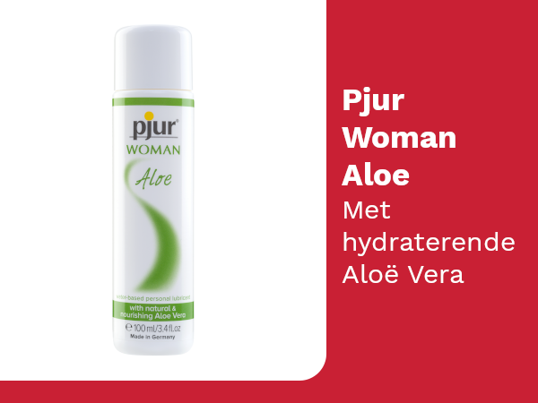 Pjur Woman Aloe: Waterbasis glijmiddel met aloë vera