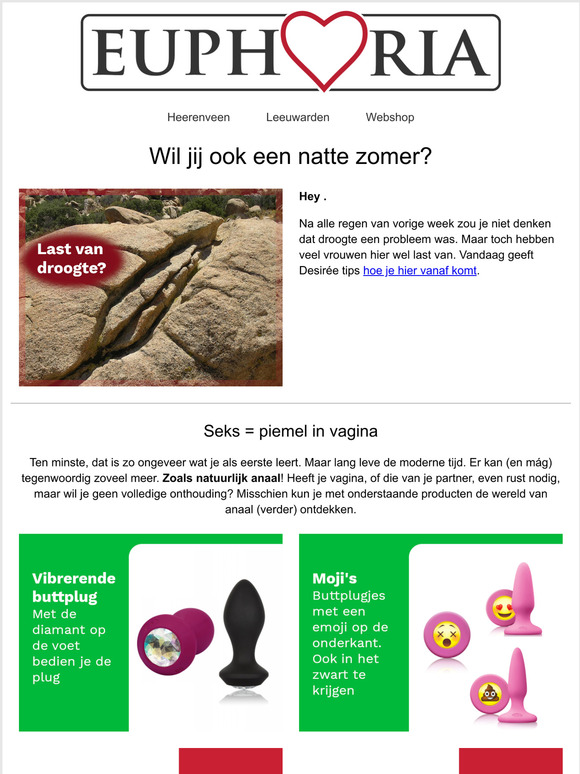 Wil jij ook een natte zomer?