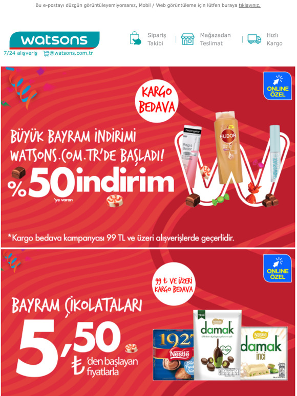 yi Bayramlar  %50'ye Varan ndirimle Bayram Kutla!