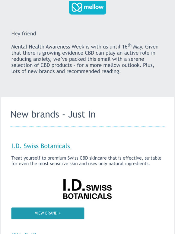Discover new CBD brands, CBD for mental health & more