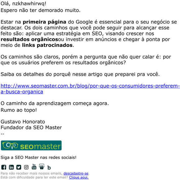 Onde investir?  Busca Orgnica ou Adwords?
