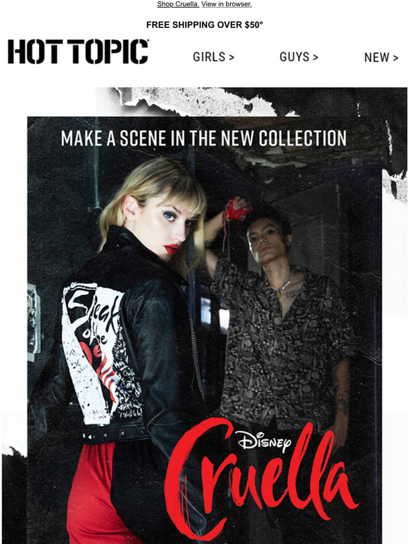 hot topic cruella collection