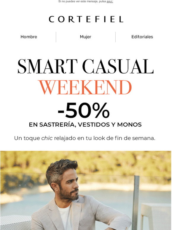 Cortefiel ES: -50% en vestidos y sastrera solo 3 das! | SMART CASUAL  WEEKEND | Milled
