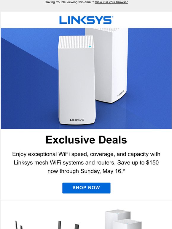 Weekend Sale | Up to $150 Off Mesh WiFi 6 Systems & Routers
