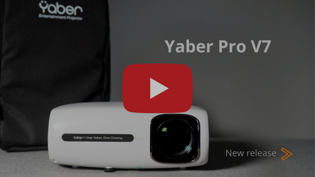 2023全新版】YABER プロジェクター Pro V7 高輝度17000lm 6D自動台形